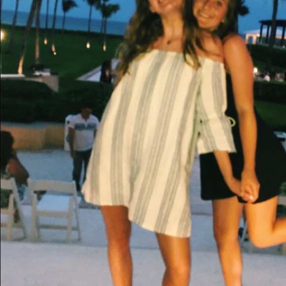 Tularosa striped strapless dress - Picture 2 of 3